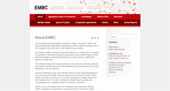 Desktop Screenshot of embc.embo.org