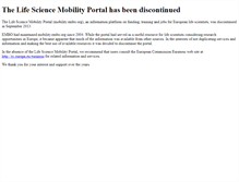 Tablet Screenshot of mobility.embo.org